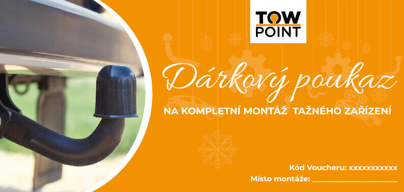 towpoint darkovy poukaz v hodnote montaze